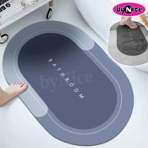 Absorbent Bath Mat Oval AS H1- 5