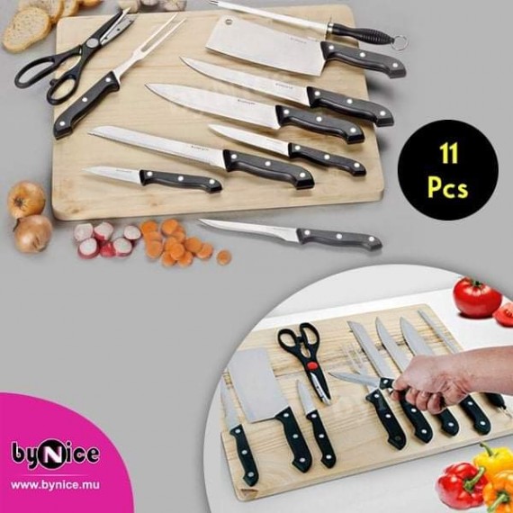 11pcs Knife Set With Cutting Board BM 24B35-1