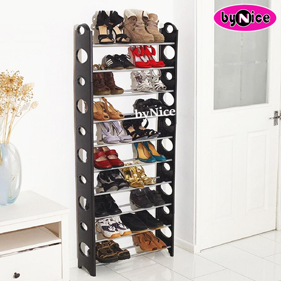 30 - Pair Stackable Shoe Rack LP1033