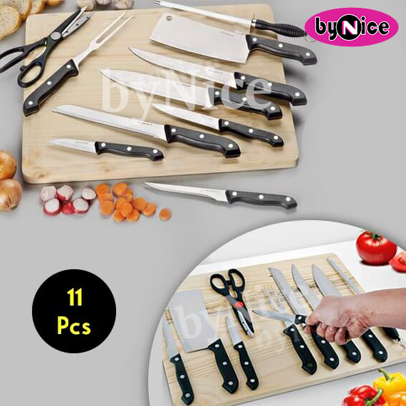 11 Pcs Knife Set with Cutting Board BM 24B35-1