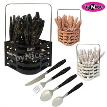 24 pcs Stainless Steel Cutlery Set